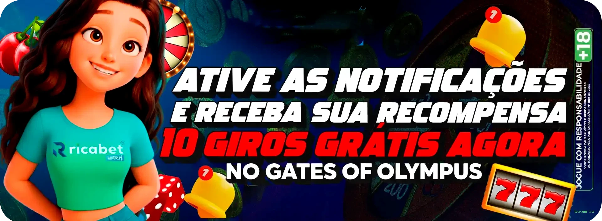 Slots com prêmios boomrio